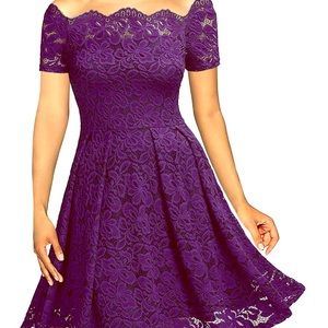 Lace purple dress CUTE! 💖